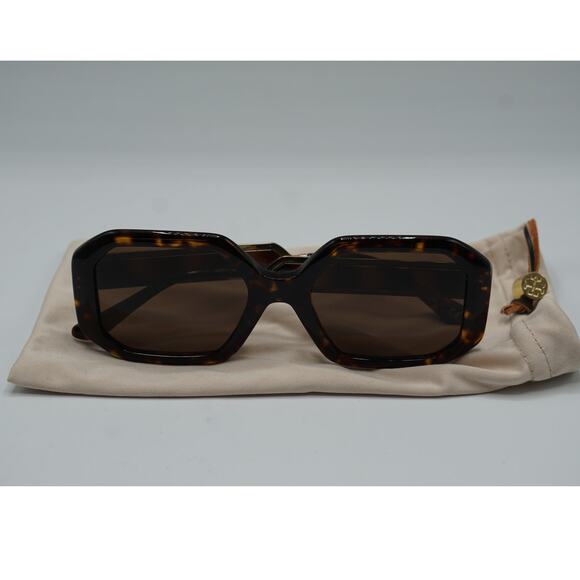 Tory Burch TY7160U 1836/13 Brown Tortoise Women's Sunglasses - Picture 2 of 7